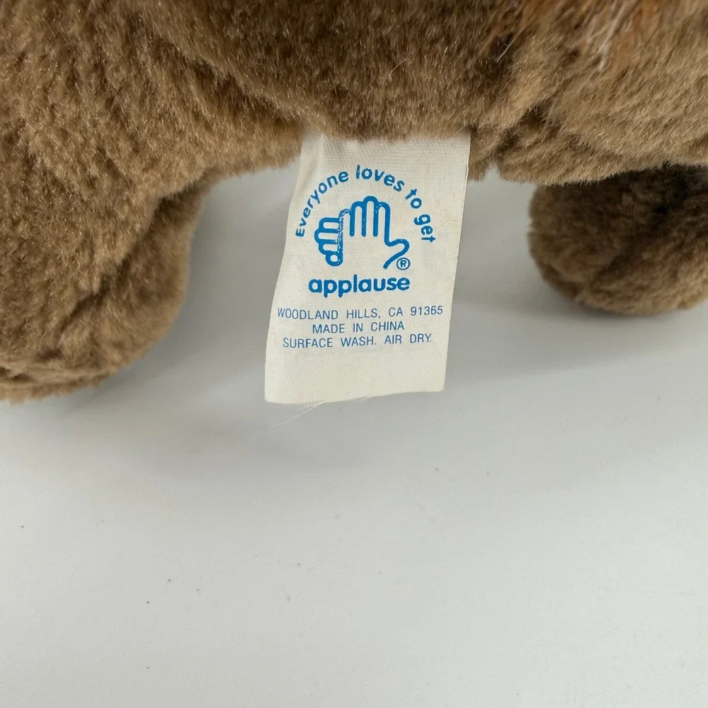 Vintage 1994 Applause Looney Tunes Taz Tasmanian Devil Plush Snarling 12 inch